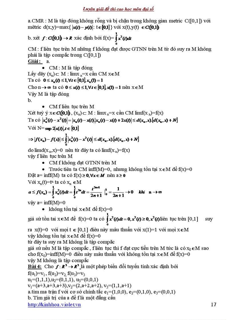 image for page Tổng hợp đề thi cao học toán có đáp án