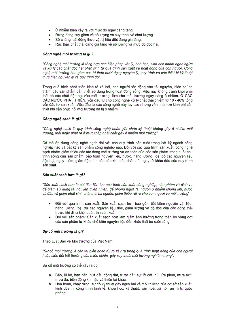 image for page 200 câu hỏi về môi trường và đáp án