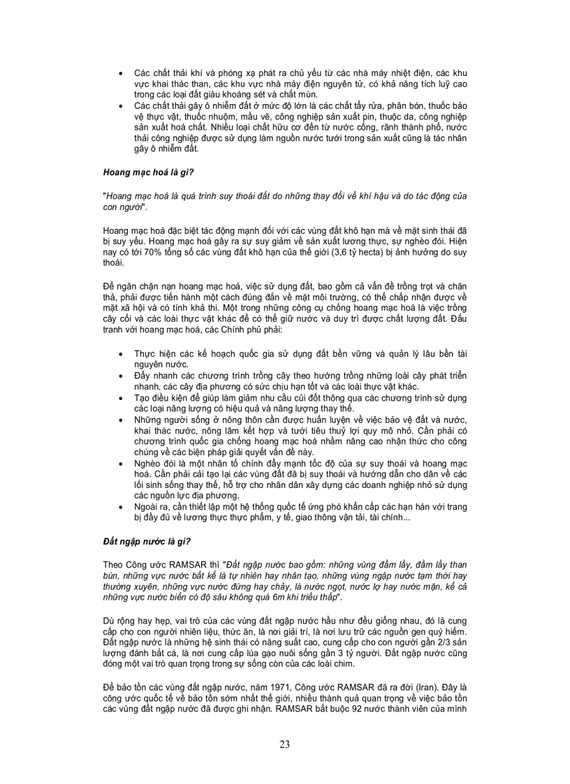 image for page 200 câu hỏi về môi trường và đáp án