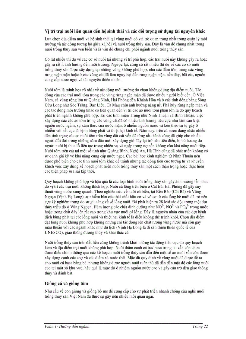 image for page Hướng dẫn quản lý môi trường trong đầu tư nuôi trồng thủy sản