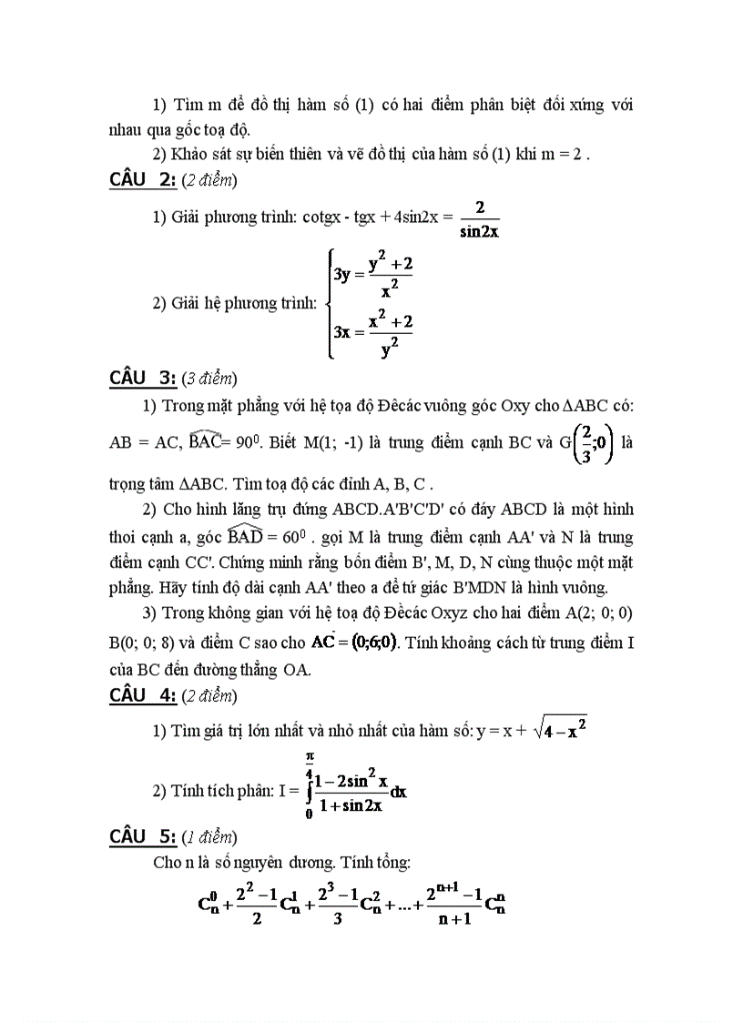 image for page Tuyển tập đề thi cao học môn toán 1998 2010