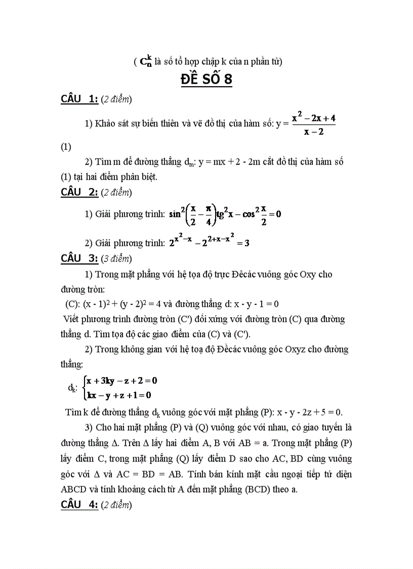 image for page Tuyển tập đề thi cao học môn toán 1998 2010