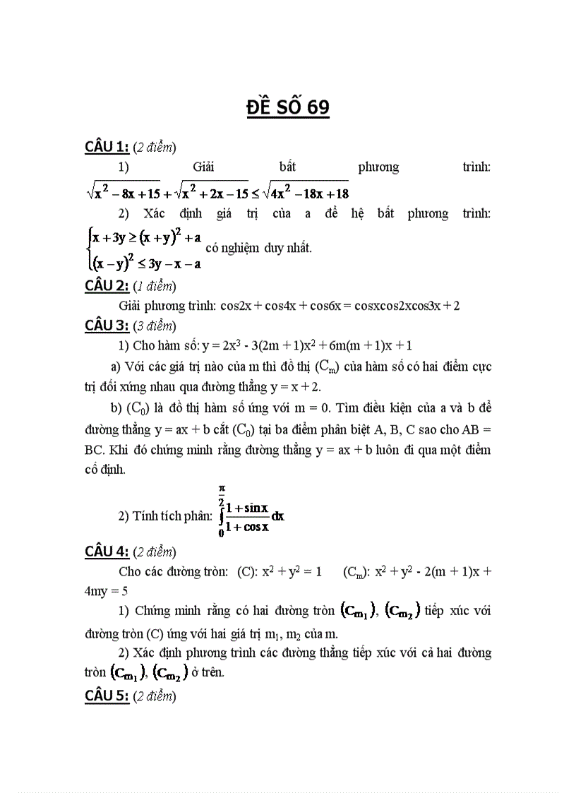image for page Tuyển tập đề thi cao học môn toán 1998 2010