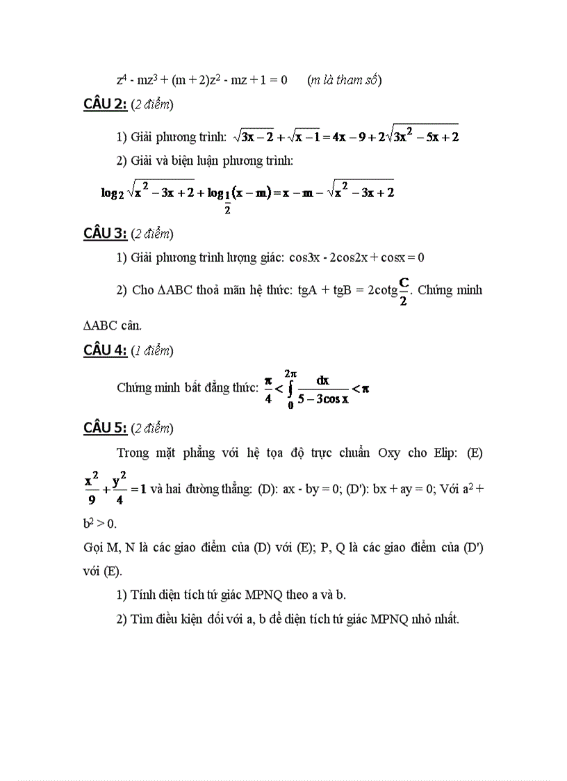 image for page Tuyển tập đề thi cao học môn toán 1998 2010