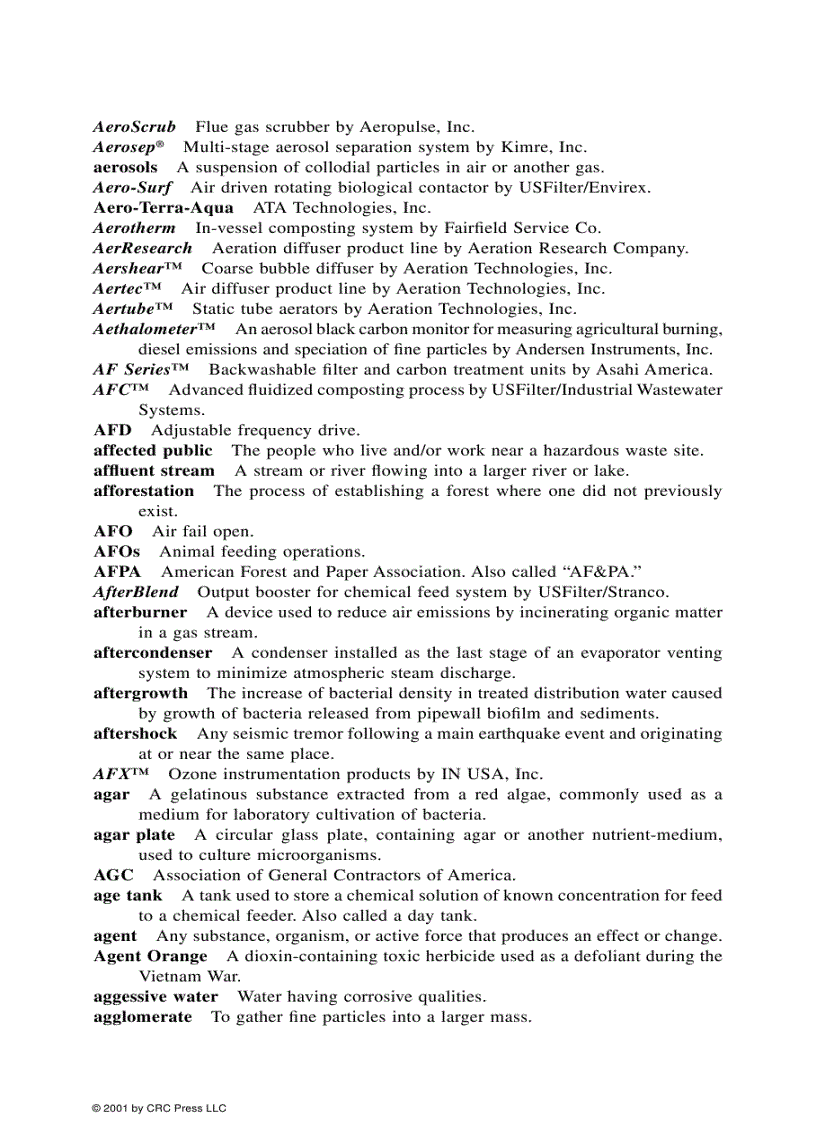 image for page Từ điển kỹ thuật môi trường Environmental engineering Dictionary and Directory