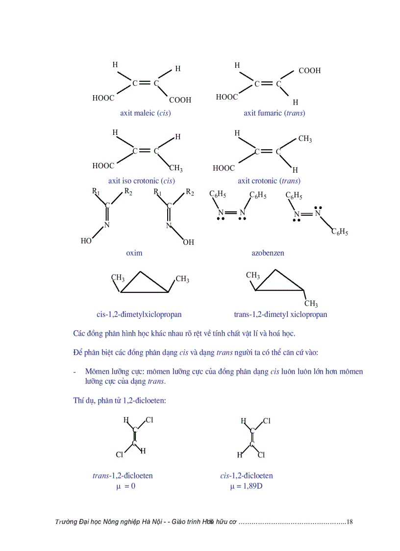 image for page Giáo trình hóa hữu cơ