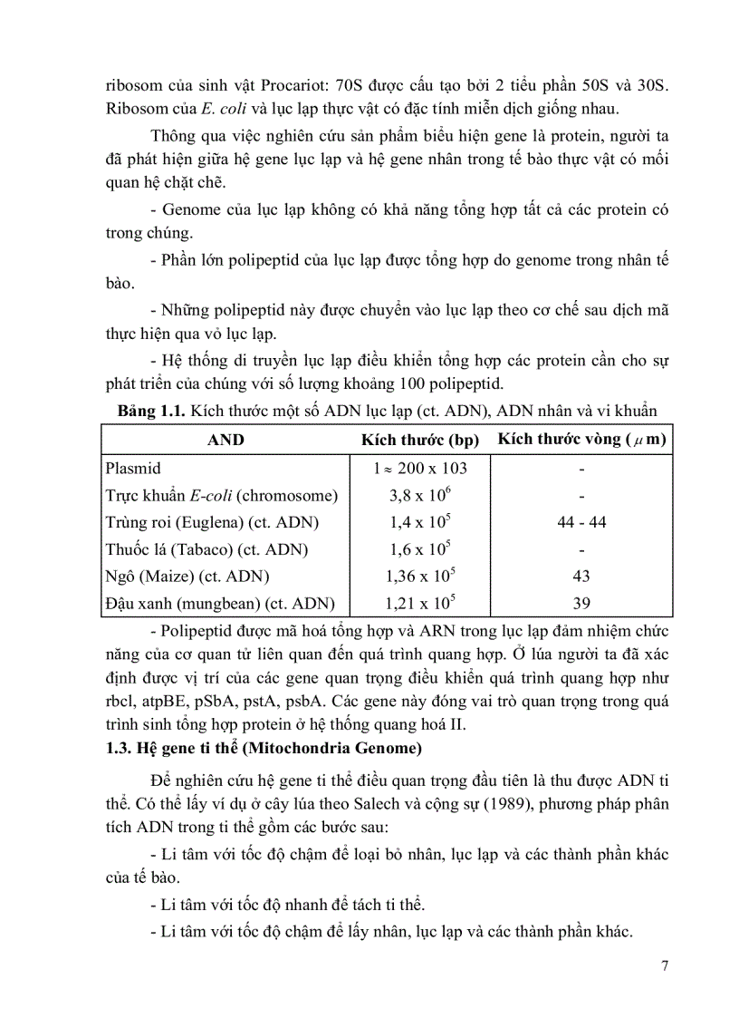 image for page Cơ sở và phương pháp sinh học phân tử