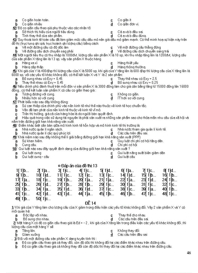 image for page 16 đề thi kinh tế vi mô Trắc nghiêm