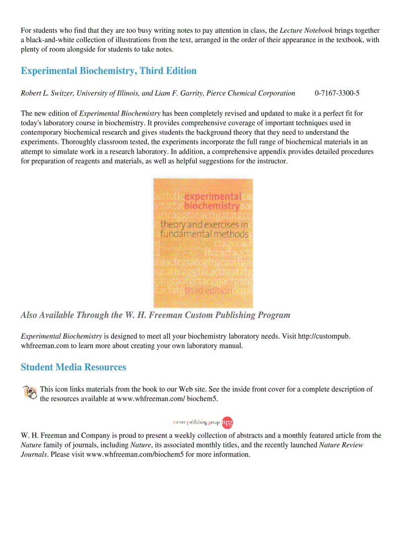 image for page Lubert Stryer Biochemistry