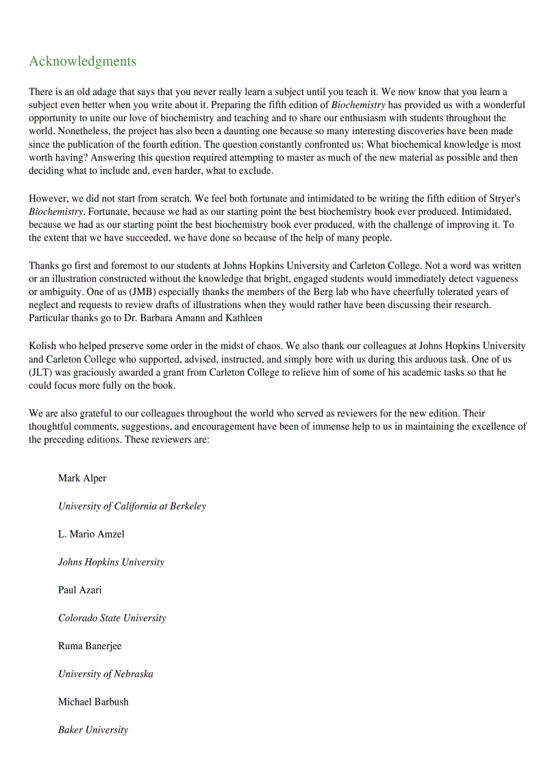 image for page Lubert Stryer Biochemistry