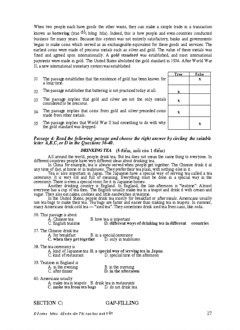 image for page Hướng dẫn ôn thi cao học môn Tiếng Anh BGD