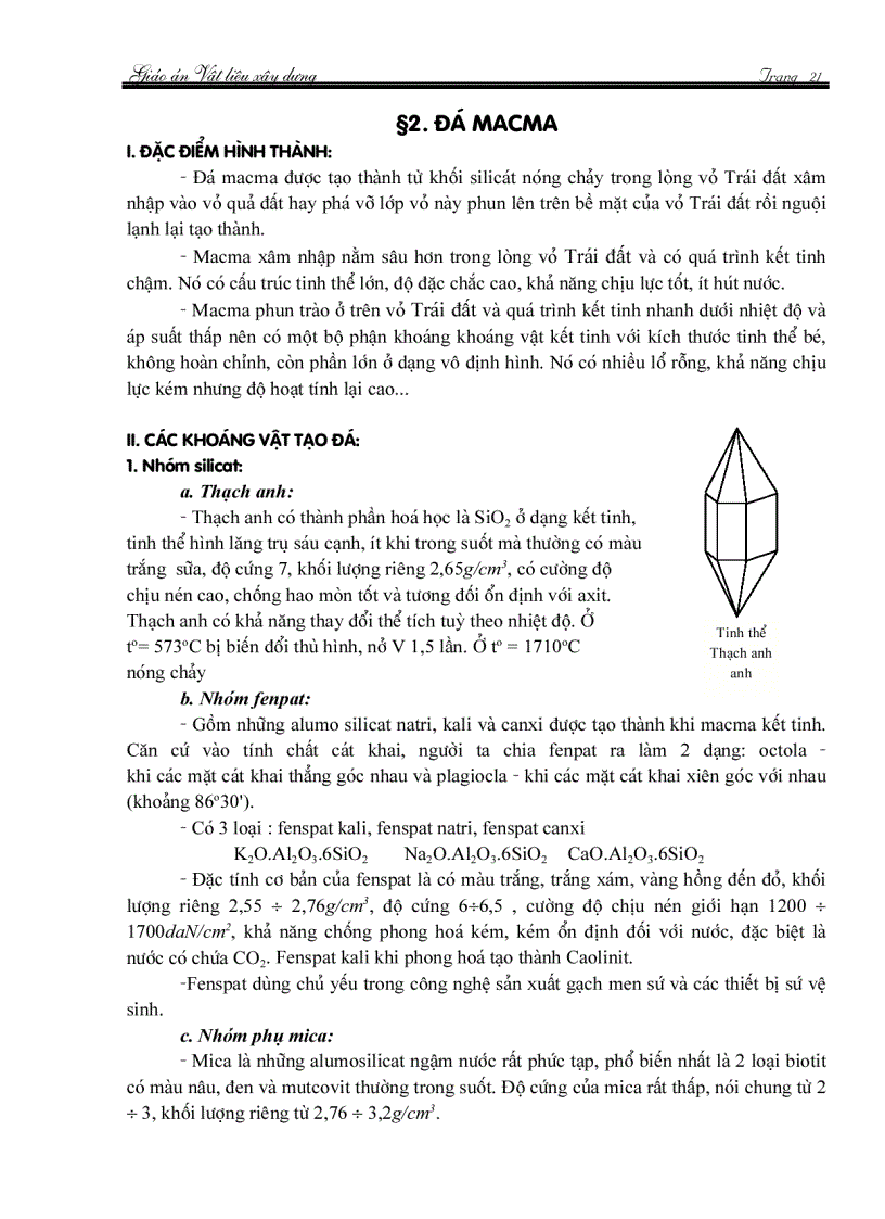 image for page Bài giảng vật liệu xây dựng