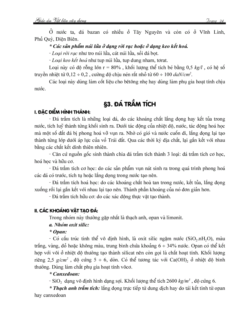 image for page Bài giảng vật liệu xây dựng