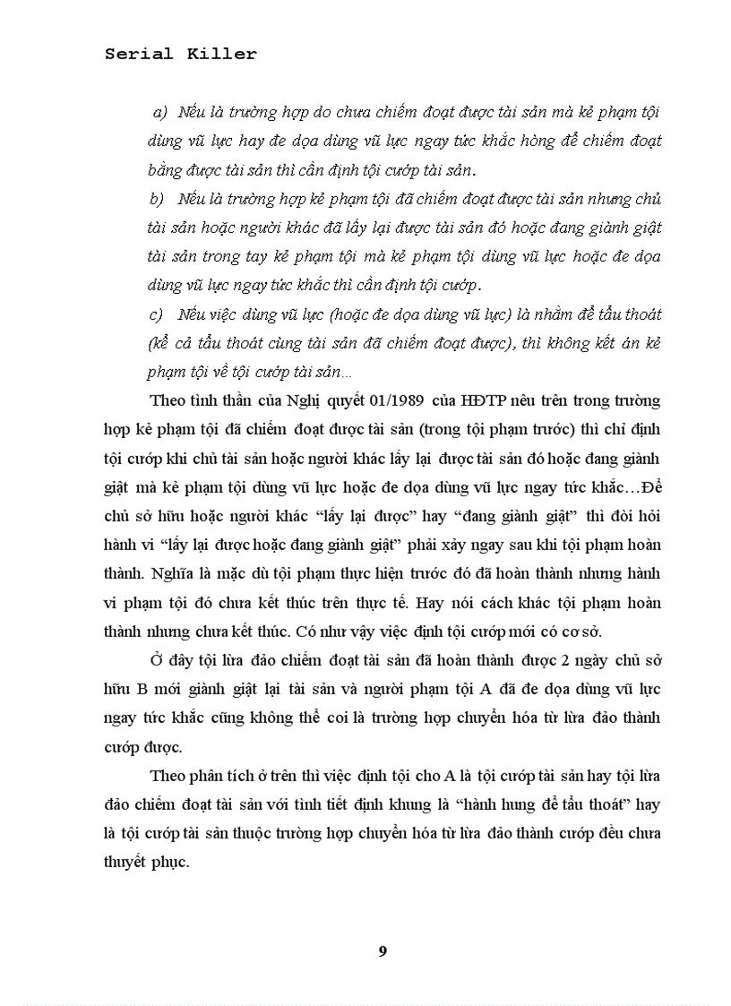 image for page Bài tập luật hình sự tội cướp và chiếm đoạt tài sản đáp án