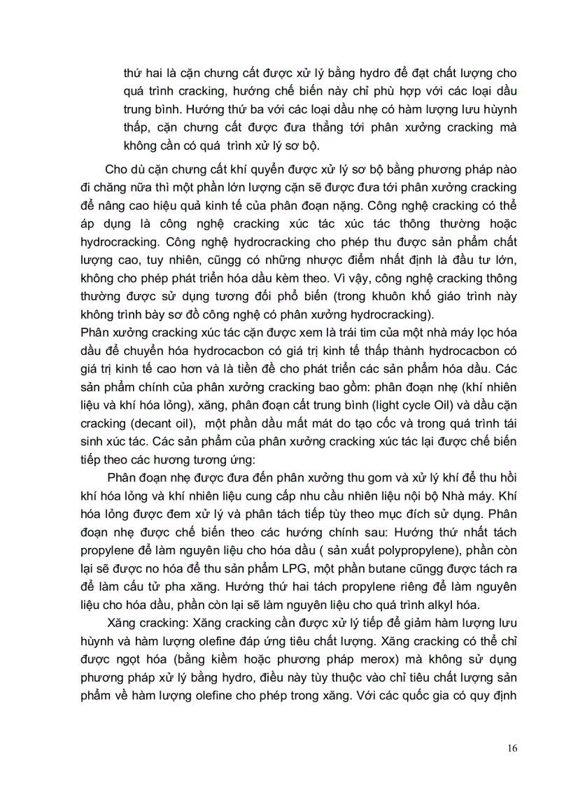 image for page Sơ đồ công nghệ và hoạt động của nhà máy lọc dầu điển hình vận hành thiết bị hóa dầu