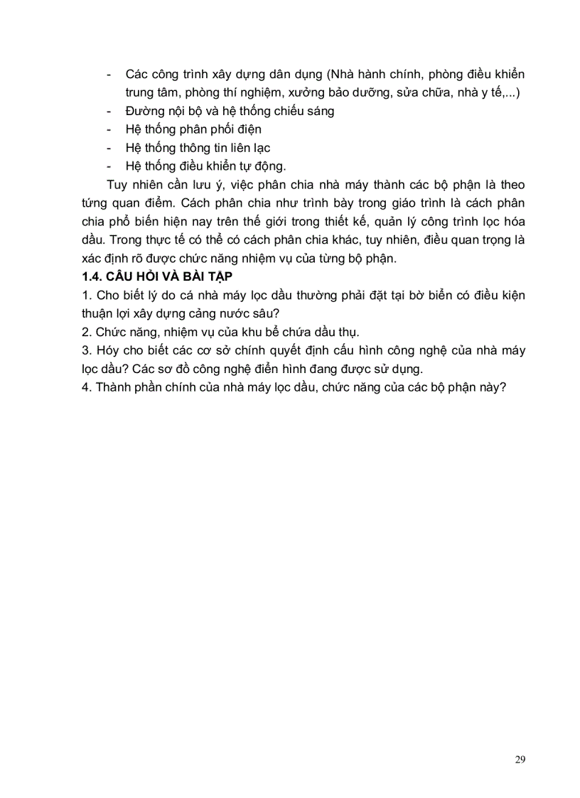 image for page Sơ đồ công nghệ và hoạt động của nhà máy lọc dầu điển hình vận hành thiết bị hóa dầu