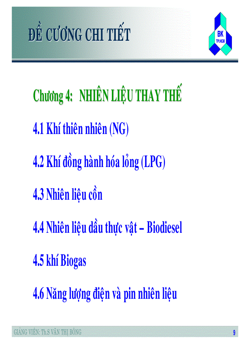 image for page Tập slide bài giảng Nhiên liệu dầu mỡ và chất lỏng chuyên dùng