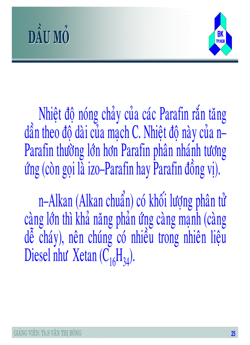 image for page Tập slide bài giảng Nhiên liệu dầu mỡ và chất lỏng chuyên dùng