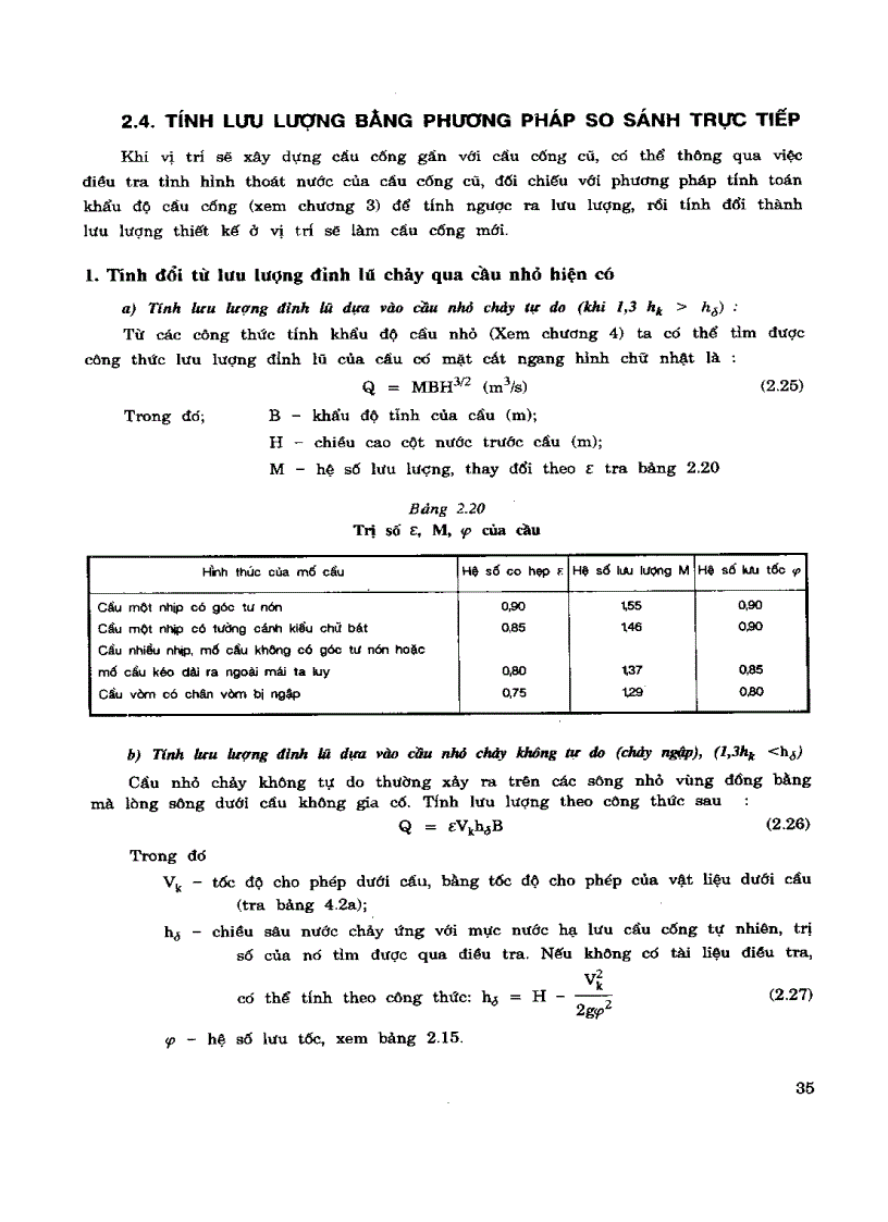 image for page Thiết kế cống và cầu nhỏ trên đường ôtô