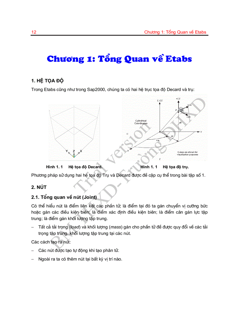 image for page Ứng dụng ETAB trong tính toán công trình