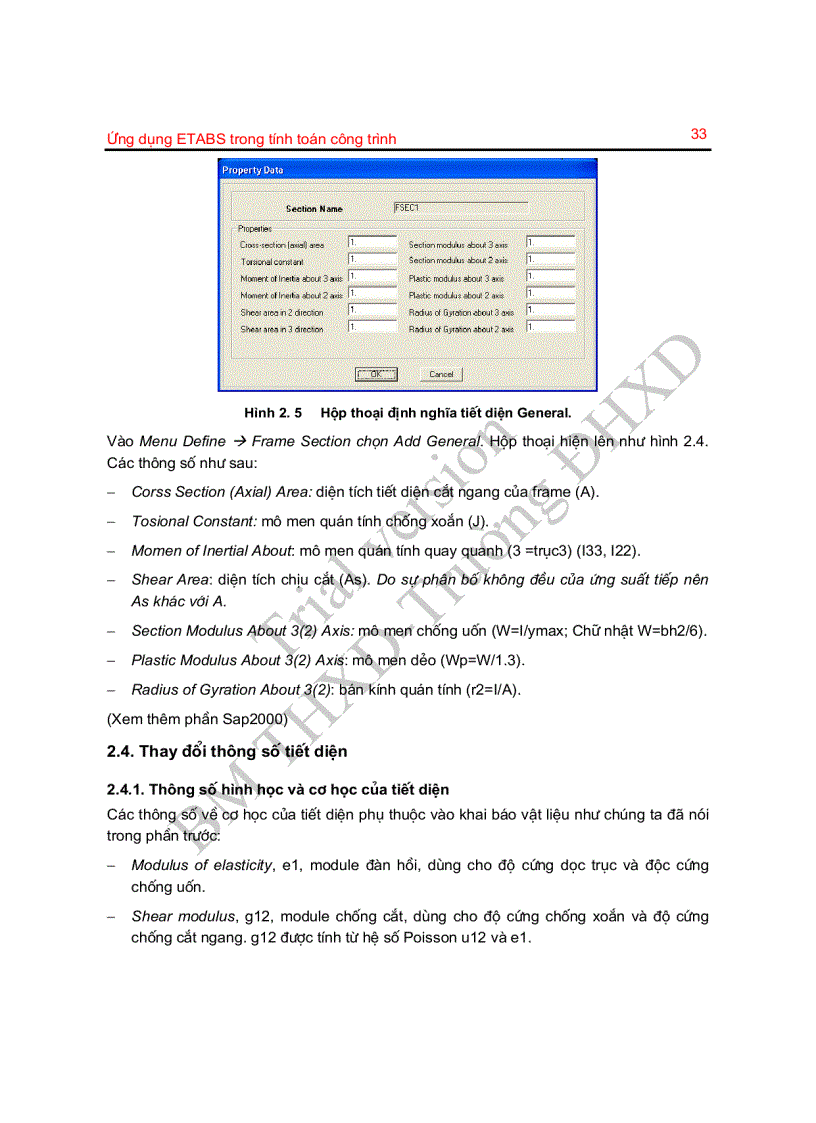 image for page Ứng dụng ETAB trong tính toán công trình