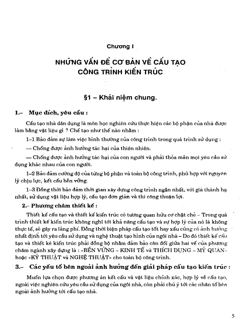 Nguyên lí thiết kế cấu tạo các công trình kiến trúc