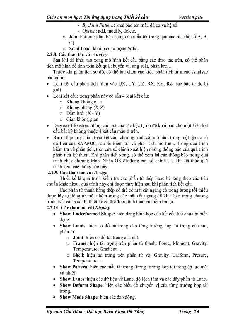 image for page Tin học ứng dụng trong thiết kế cầu