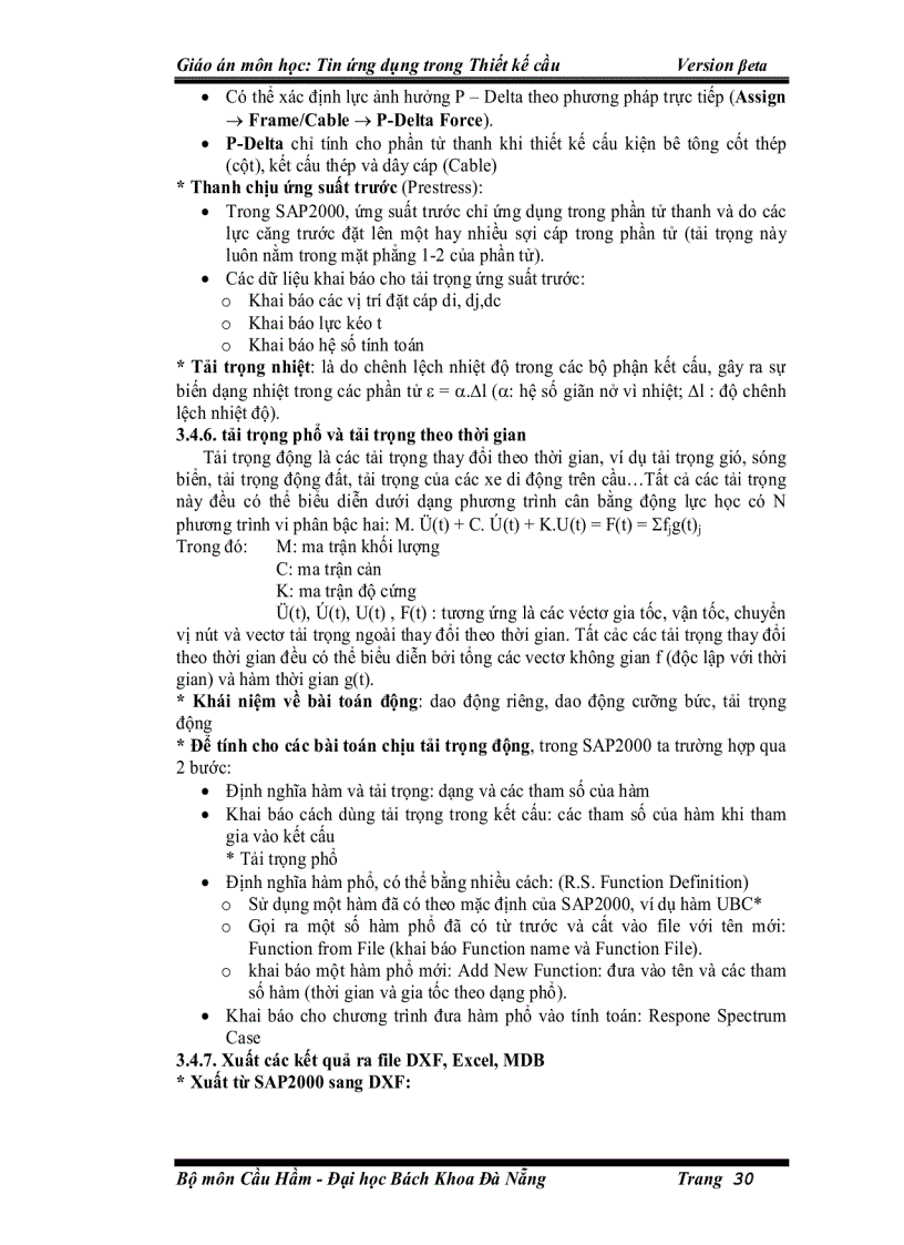 image for page Tin học ứng dụng trong thiết kế cầu