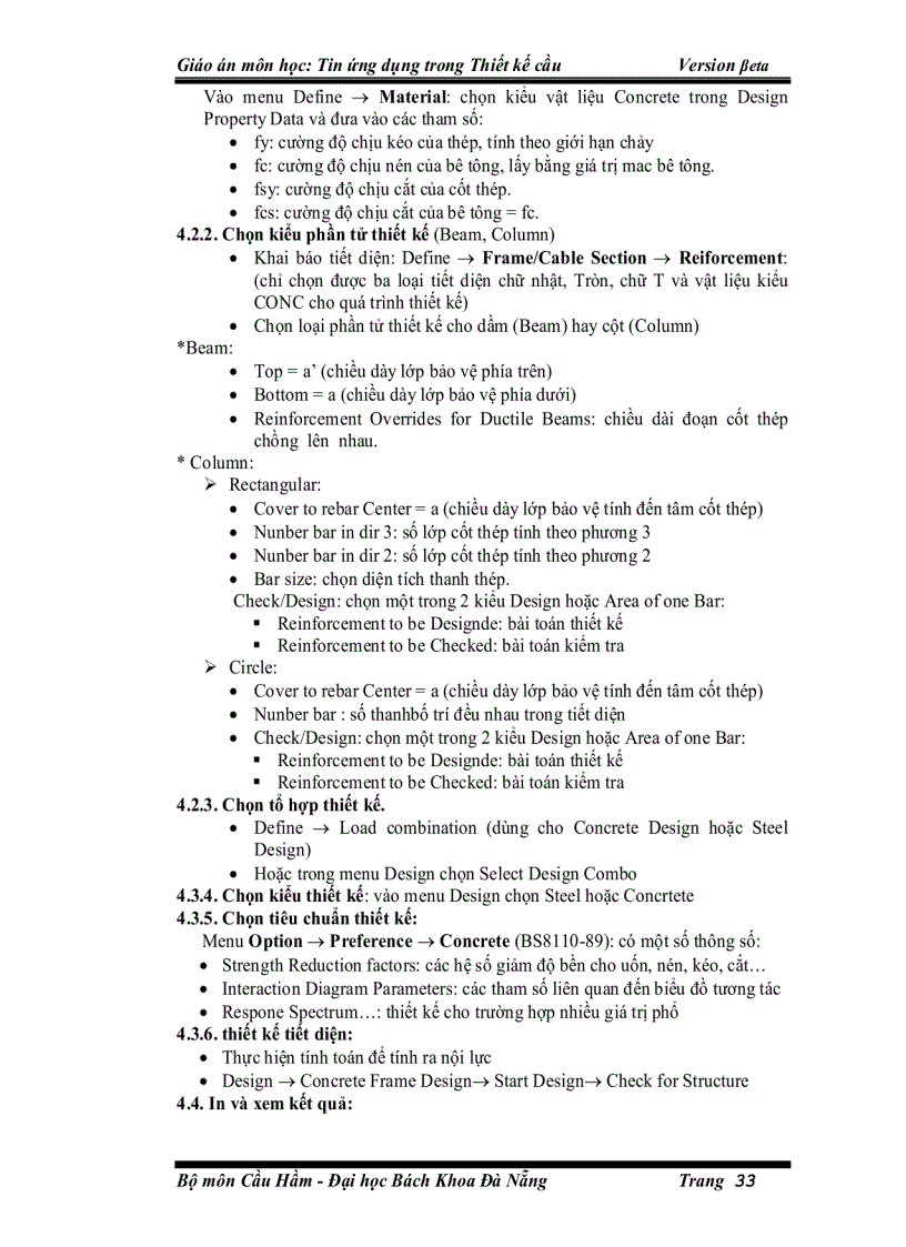 image for page Tin học ứng dụng trong thiết kế cầu