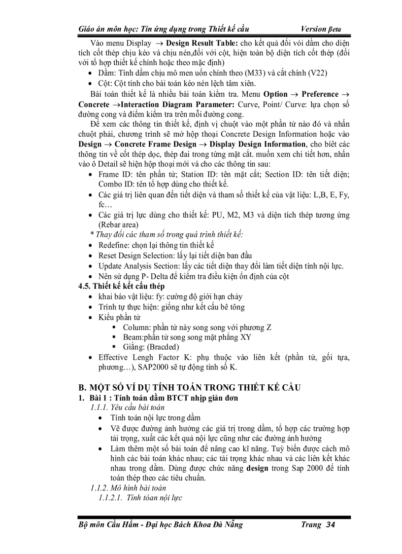 image for page Tin học ứng dụng trong thiết kế cầu