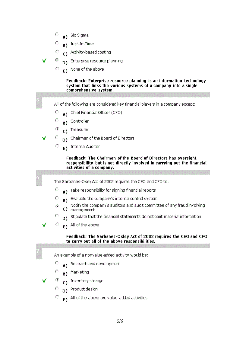 image for page Trắc nghiệm và đáp án môn kế toán chi phí english