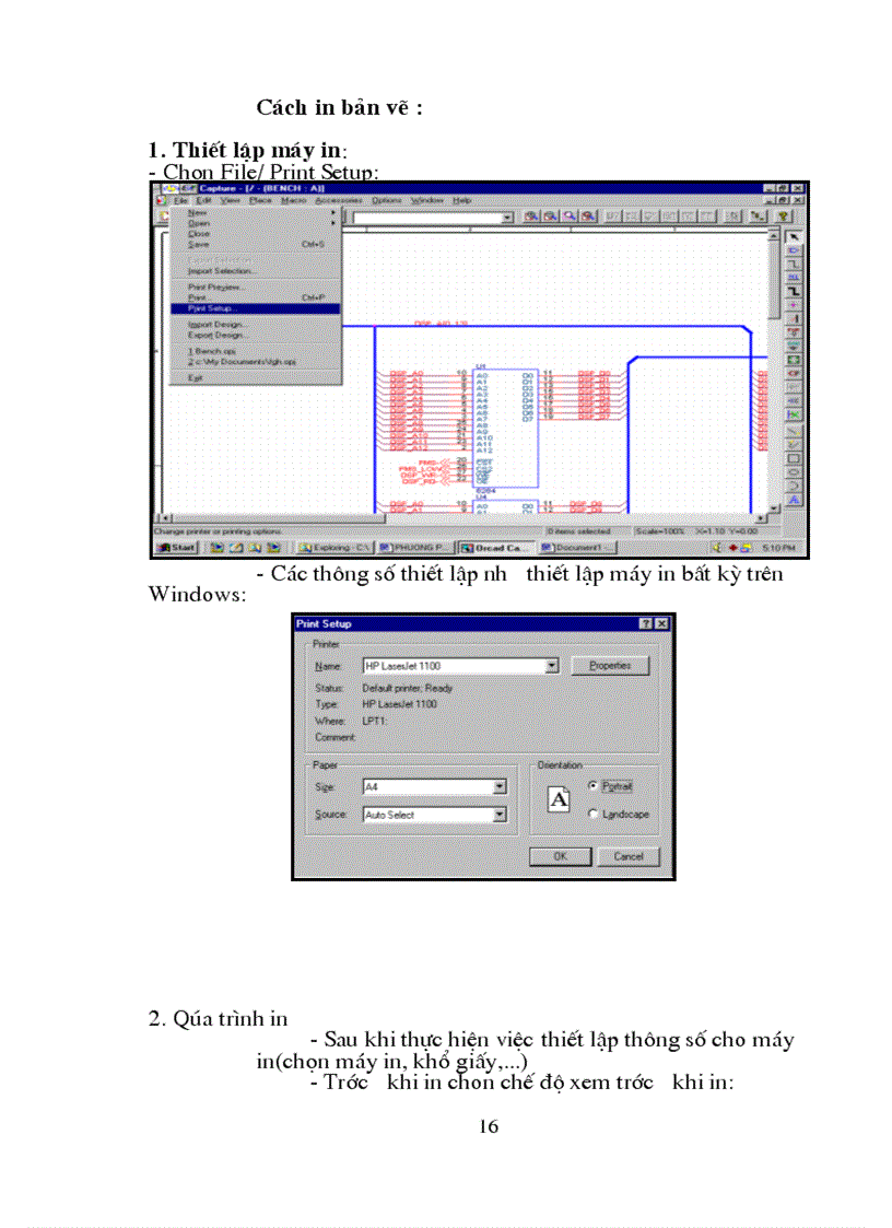image for page Vẽ và thiết kế mạch in bằng orcad