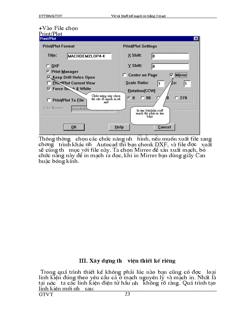 image for page Vẽ và thiết kế mạch in bằng orcad