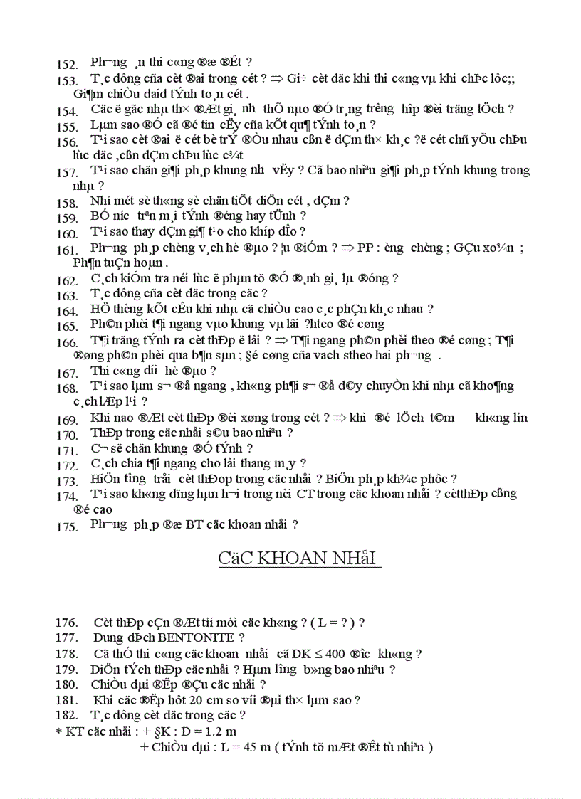 image for page Tài liệu câu hỏi đồ án tốt nghiệp khảo sát xây dựng kèm trả lời