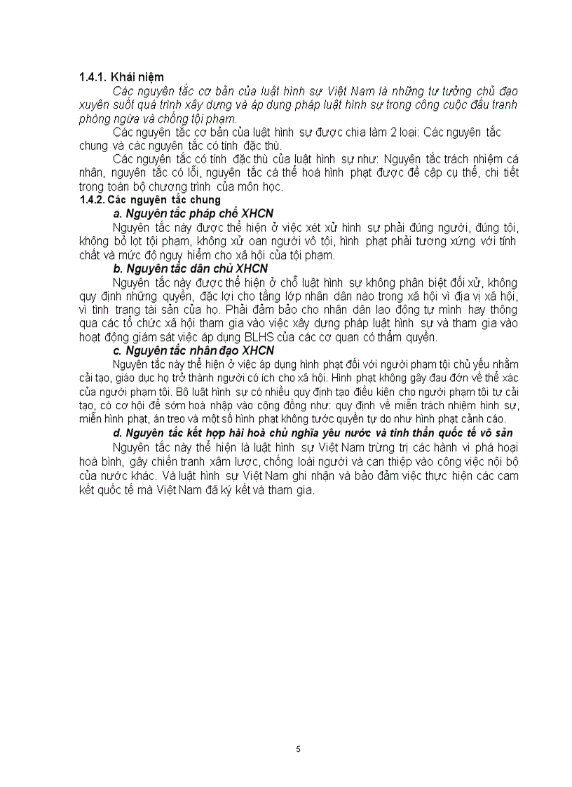 image for page Giáo trình Luật Hình sự Việt Nam Trường Đại học luạt Hà Nội có chỉnh sửa theo Luật mới 2009
