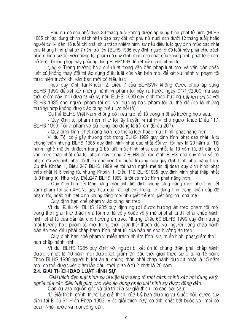 image for page Giáo trình Luật Hình sự Việt Nam Trường Đại học luạt Hà Nội có chỉnh sửa theo Luật mới 2009