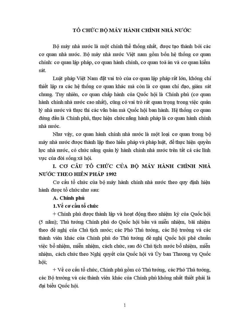 image for page Tổ chức bộ máy quản lý hành chính nhà nước so sánh với các bộ máy trên thế giới và hướng đổi mới