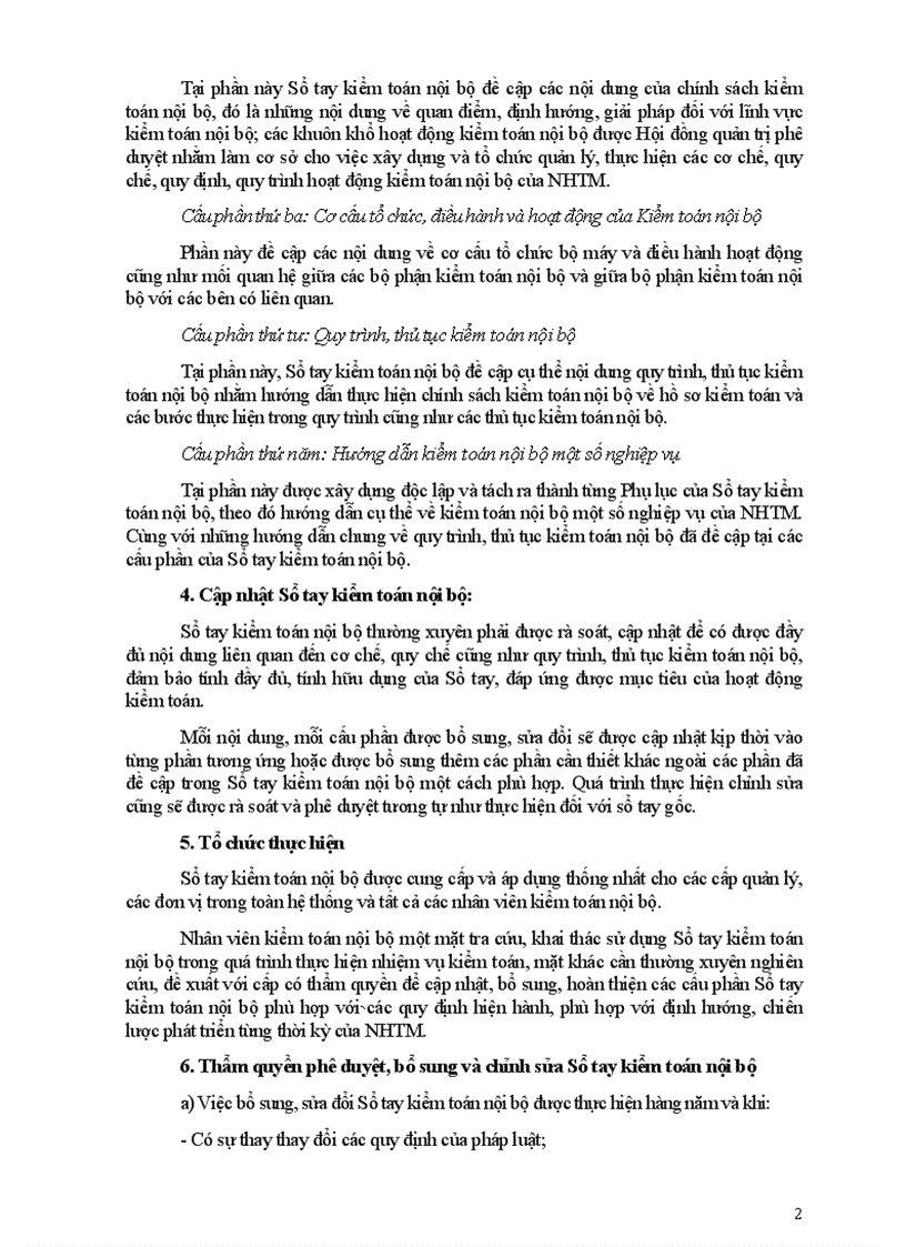 image for page Sổ tay kiểm toán nội bộ
