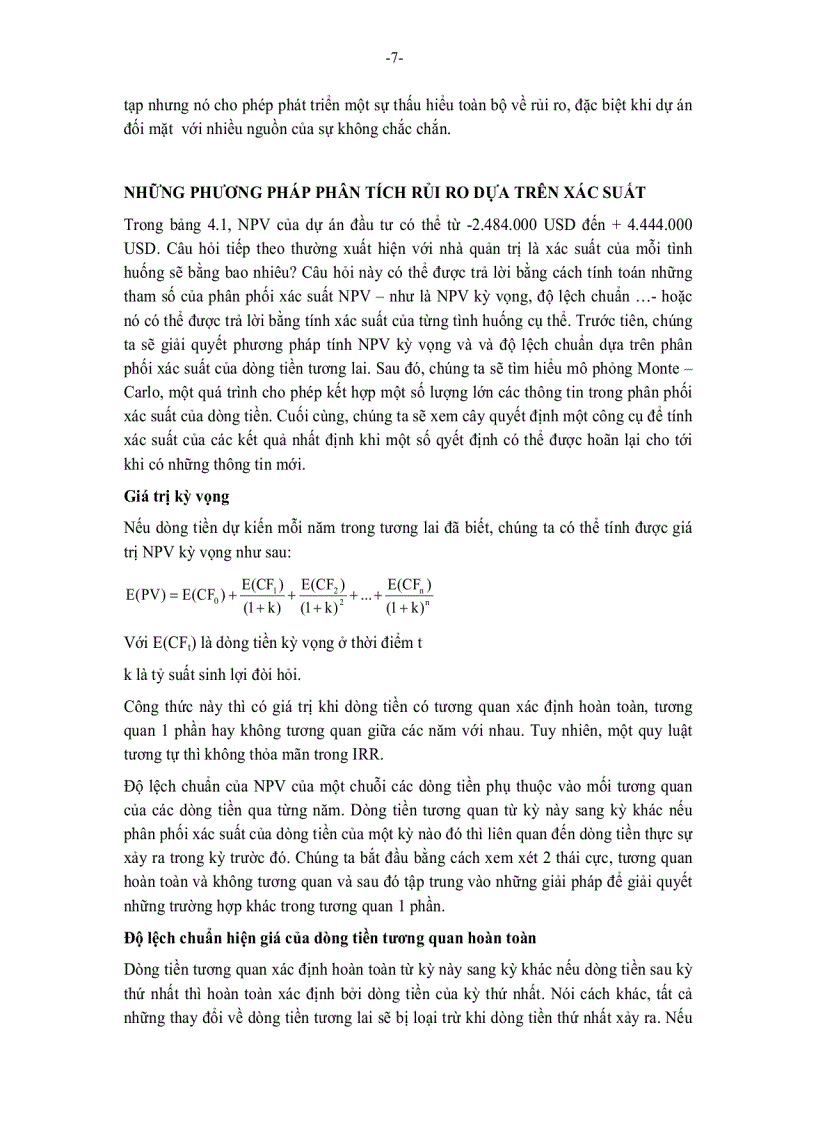 image for page Phân tích rủi ro của dự án đầu tư