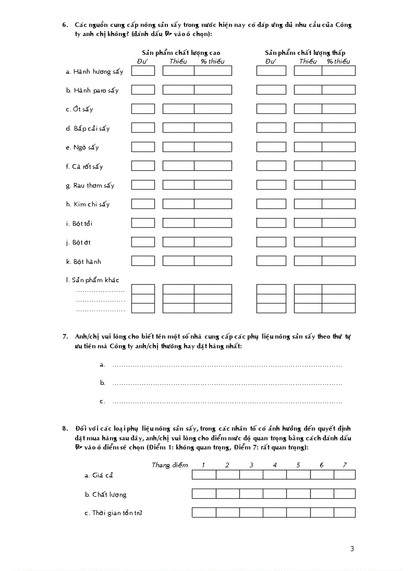 image for page Các dạng bảng câu hỏi nghiên cứu thị trường 1 2