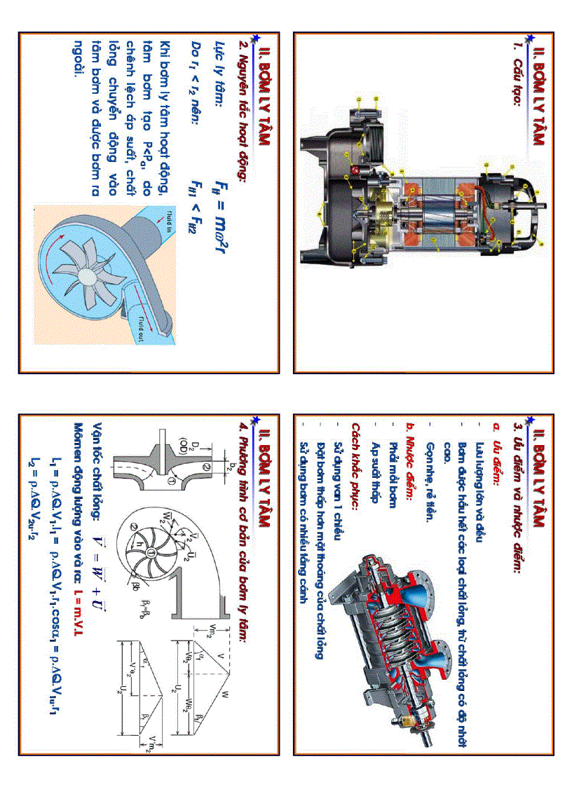 image for page Các quá trình cơ học bơm quạt khuấy lắng lọc ly tâm