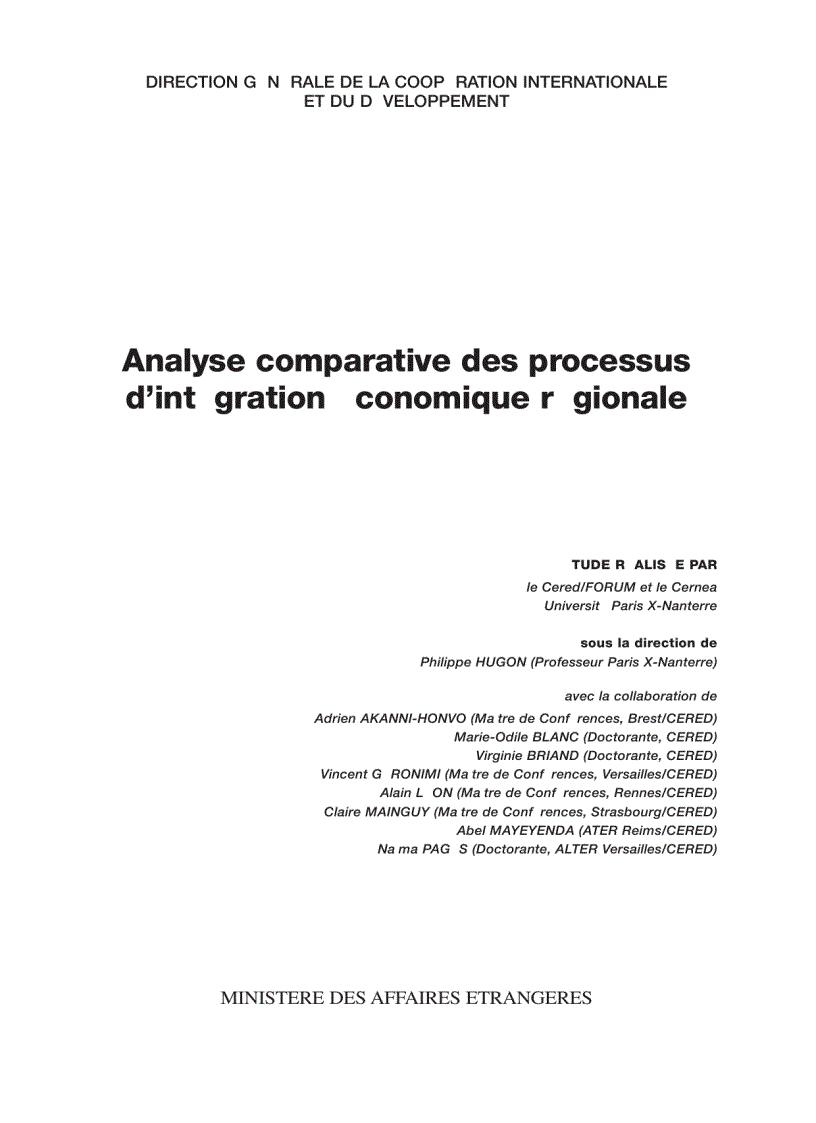 image for page Phân tích các quá trình hội nhập kinh tế khu vực