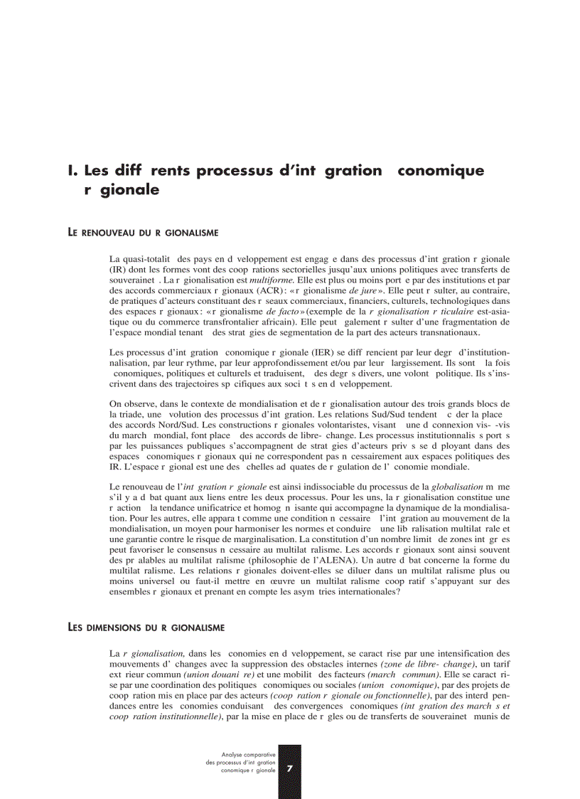 image for page Phân tích các quá trình hội nhập kinh tế khu vực