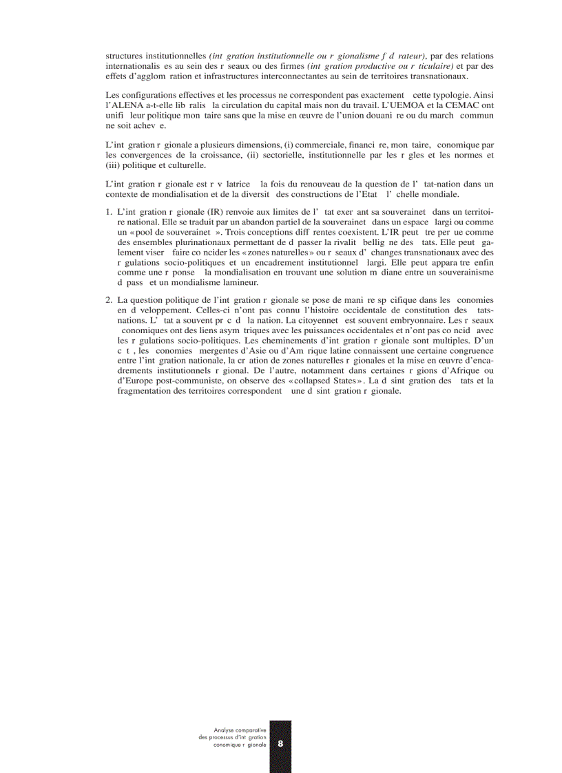 image for page Phân tích các quá trình hội nhập kinh tế khu vực