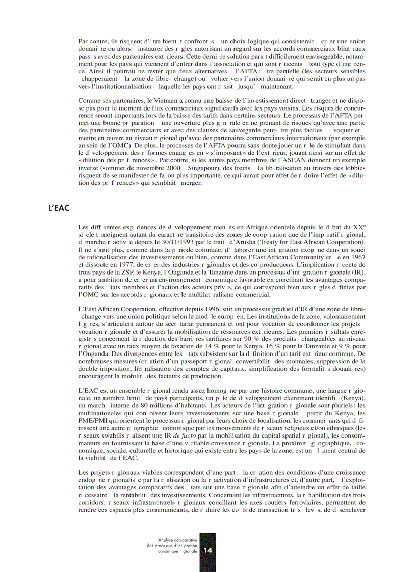 image for page Phân tích các quá trình hội nhập kinh tế khu vực
