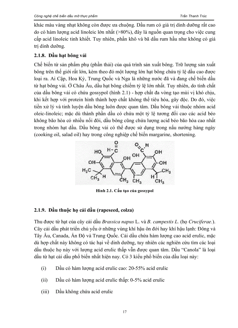 image for page Giáo trình công nghệ chế biến dầu mỡ thực phẩm 1