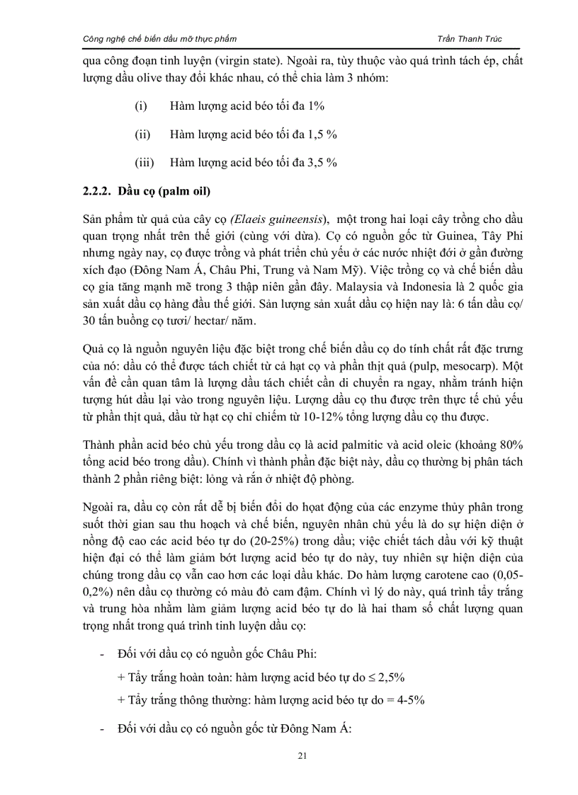 image for page Giáo trình công nghệ chế biến dầu mỡ thực phẩm 1