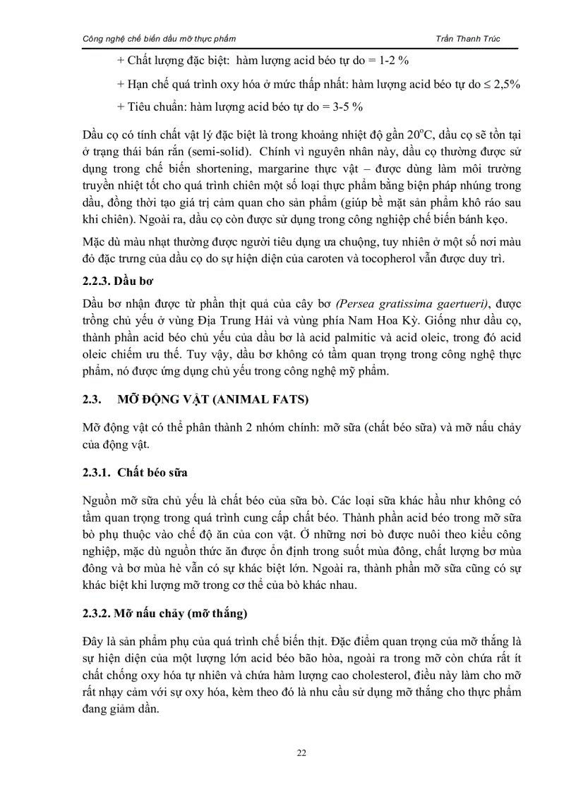 image for page Giáo trình công nghệ chế biến dầu mỡ thực phẩm 1