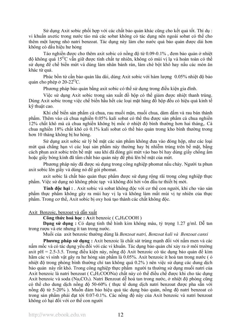 image for page Các chất phụ gia dùng trong sản xuất thực phẩm