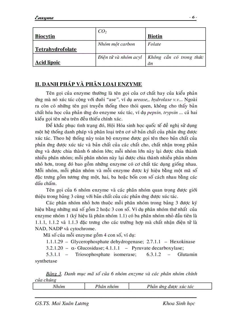 image for page Giáo trình Enzyme